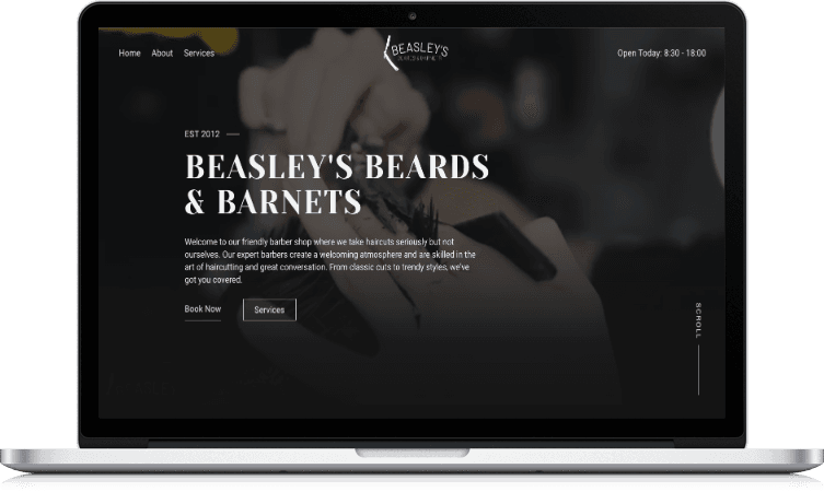 Beasley's Beards & Barnets Website